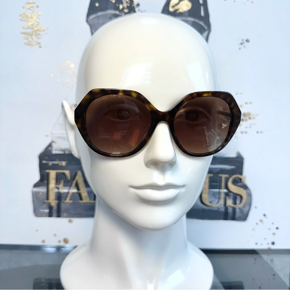 New BURBERRY Vanessa Brown Gradient Geometric Ladies Sunglasses 55mm - Picture 9 of 10